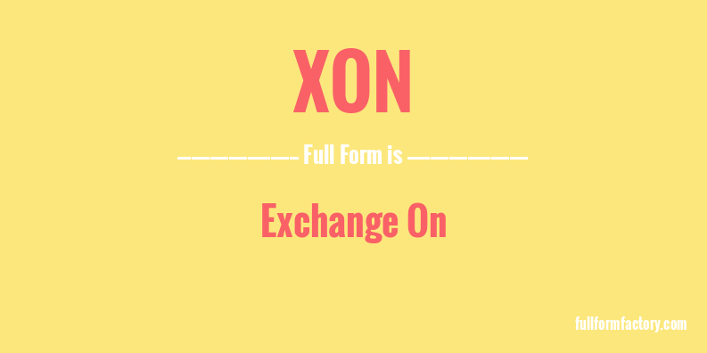 xon-full-form