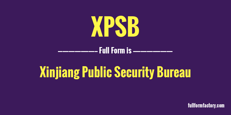 xpsb-full-form