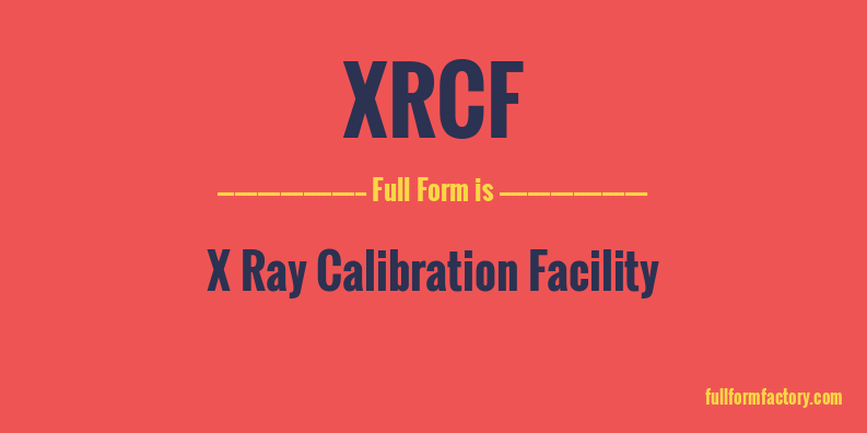 xrcf-full-form
