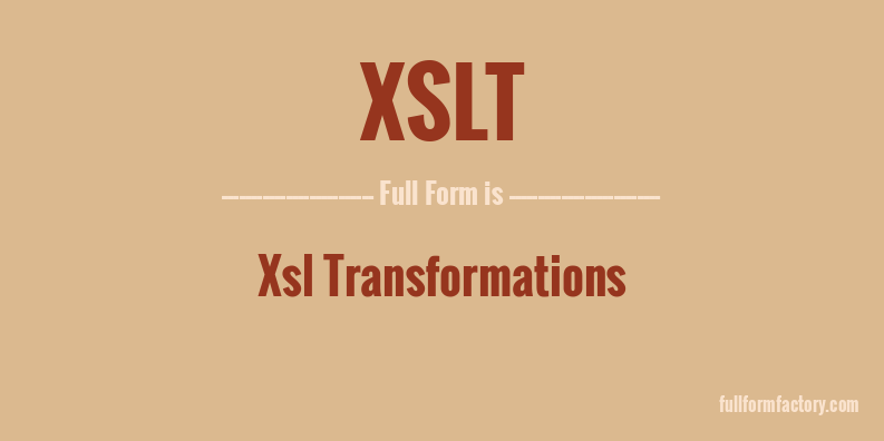 xslt-full-form