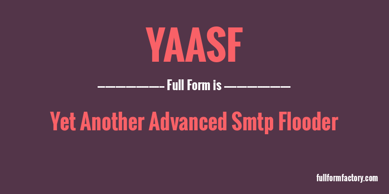 yaasf-full-form