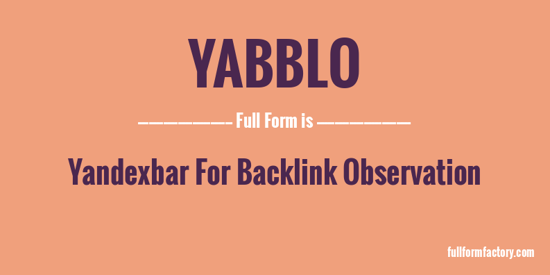 yabblo-full-form