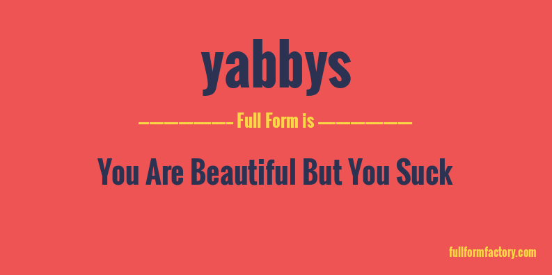 yabbys-full-form