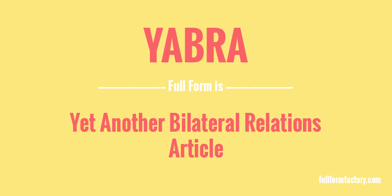 yabra-full-form