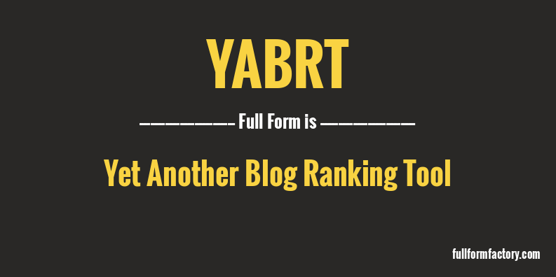 yabrt-full-form