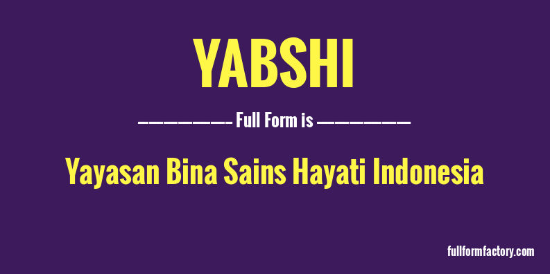 yabshi-full-form