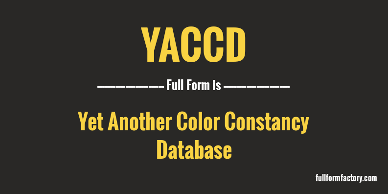 yaccd-full-form