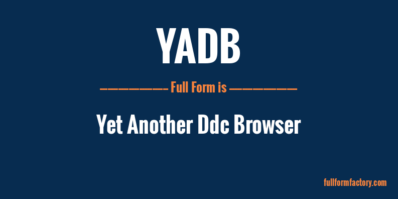 yadb-full-form