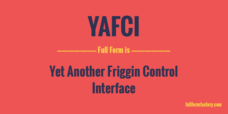 yafci-full-form