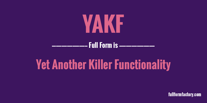 yakf-full-form