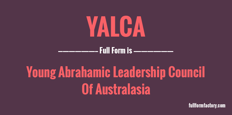 yalca-full-form