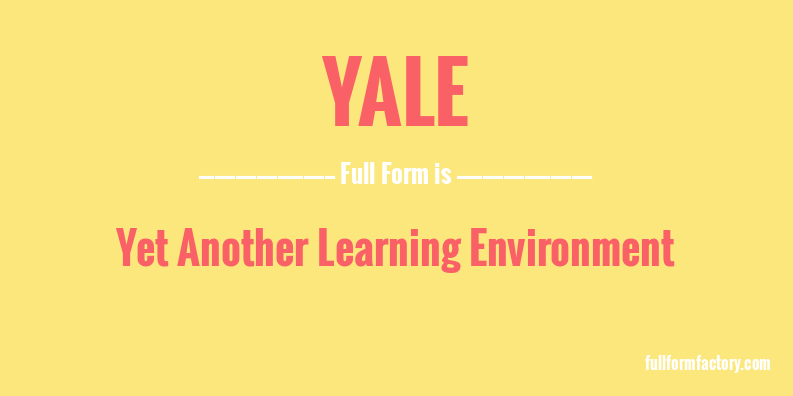 yale-full-form