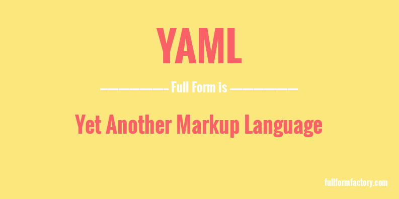 yaml-full-form
