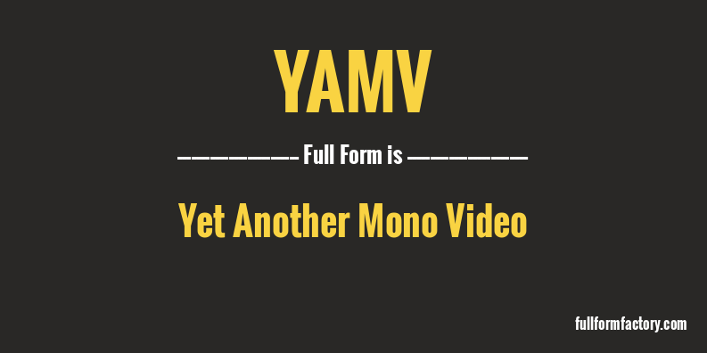 yamv-full-form