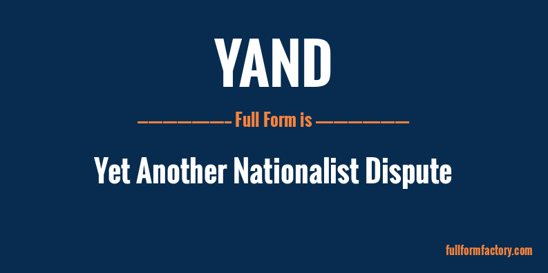 yand-full-form