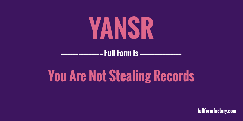 yansr-full-form
