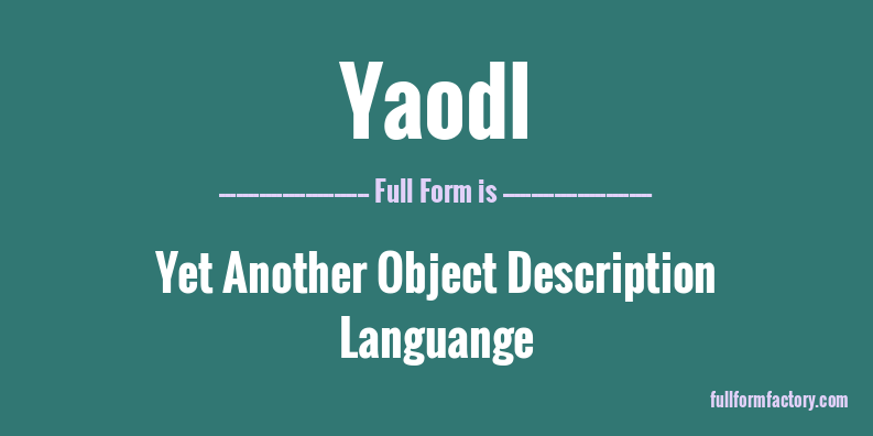 yaodl-full-form
