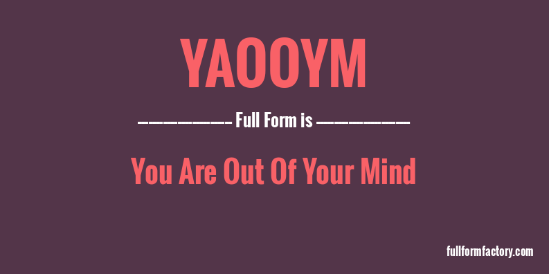 yaooym-full-form