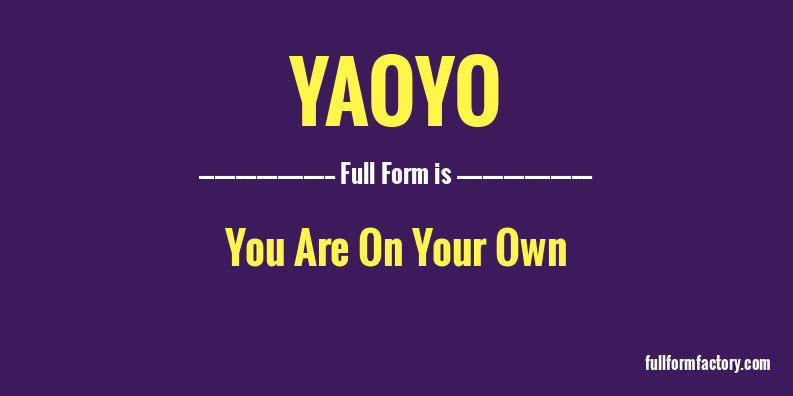 yaoyo-full-form