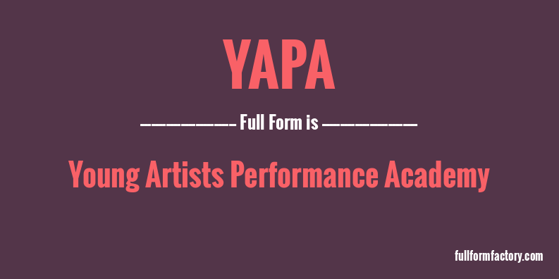 yapa-full-form