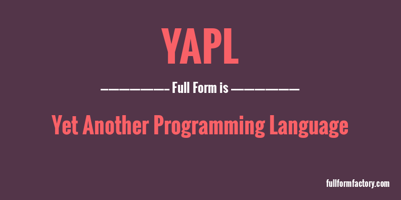 yapl-full-form