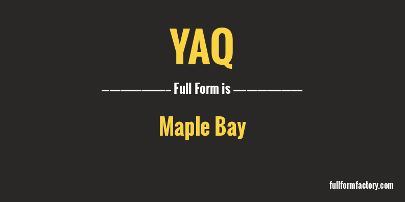 yaq-full-form