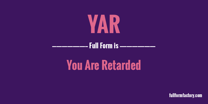 yar-full-form