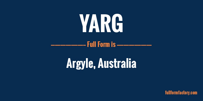 yarg-full-form