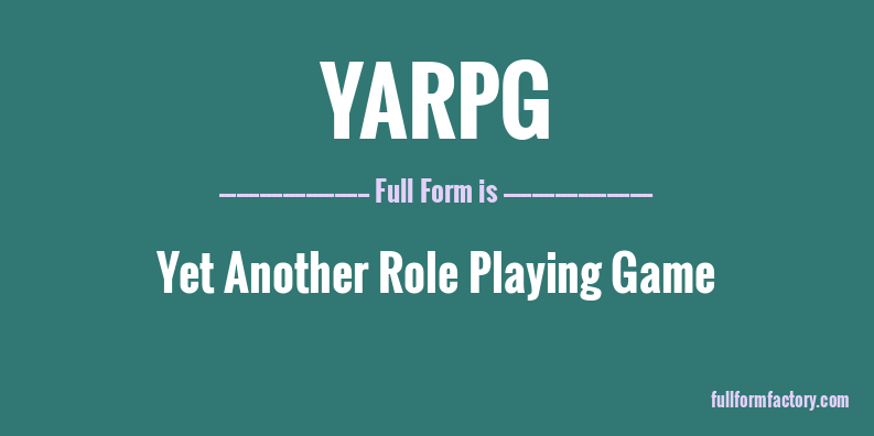 yarpg-full-form