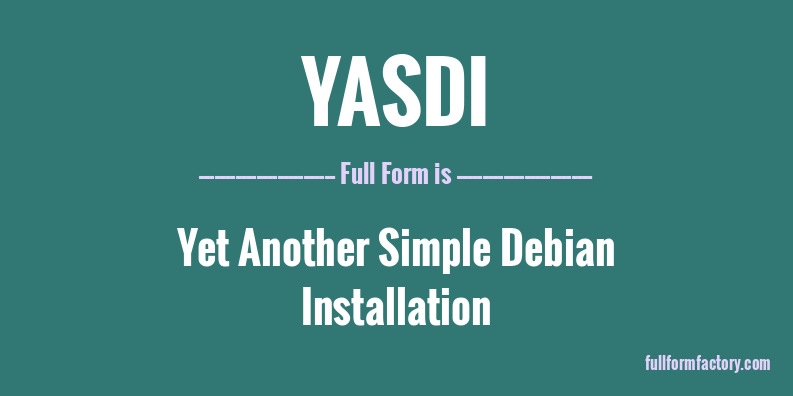 yasdi-full-form