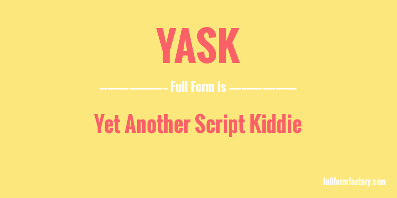 yask-full-form