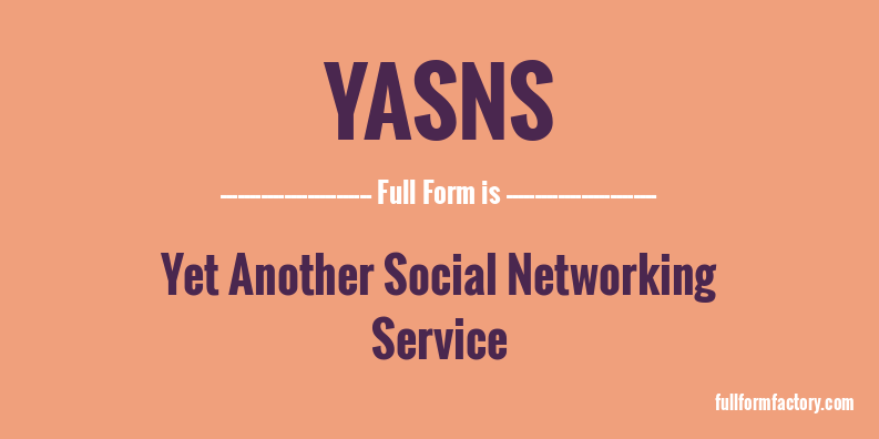yasns-full-form