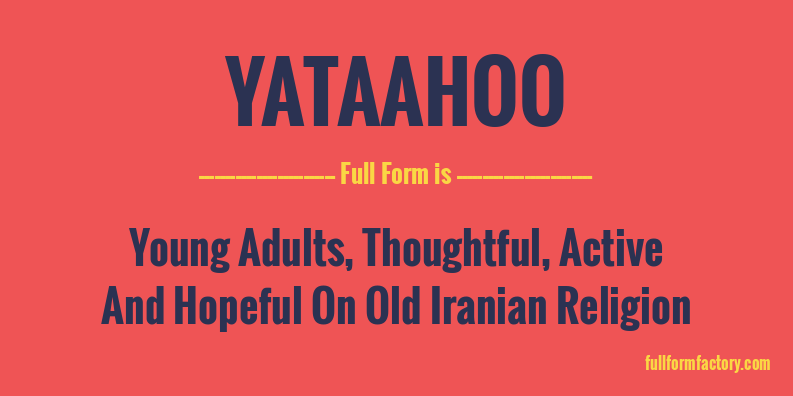 yataahoo-full-form