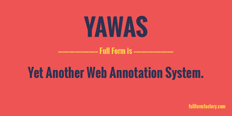 yawas-full-form