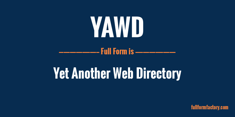 yawd-full-form