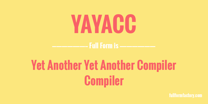 yayacc-full-form