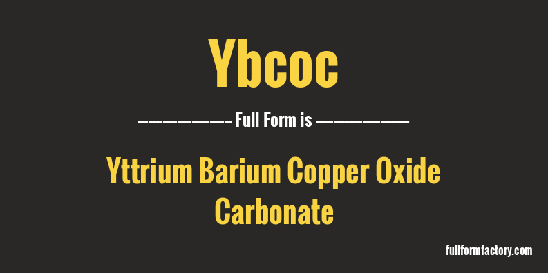 ybcoc-full-form