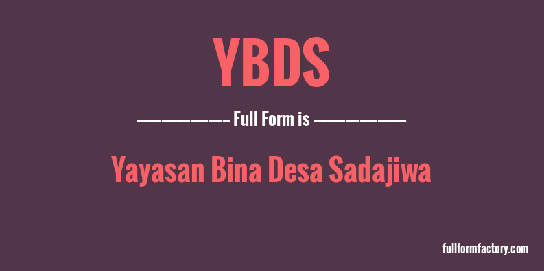 ybds-full-form