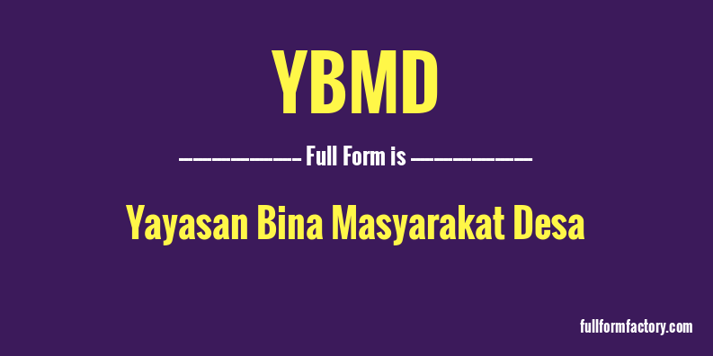 ybmd-full-form
