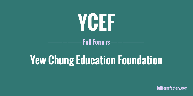 ycef-full-form