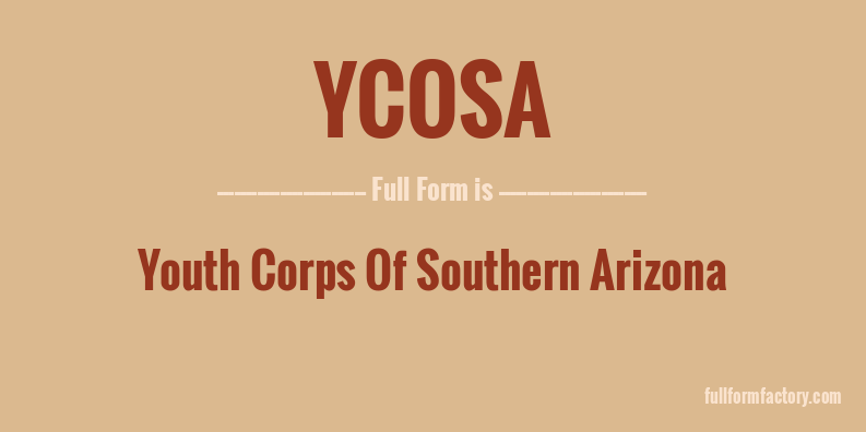 ycosa-full-form