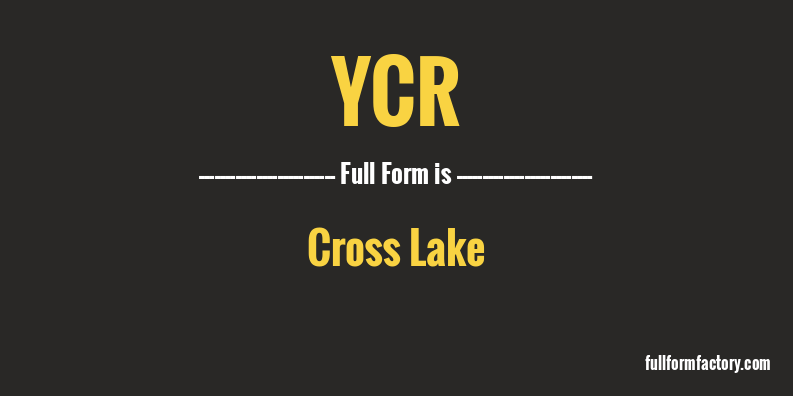 ycr-full-form