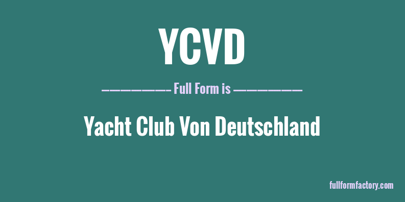ycvd-full-form