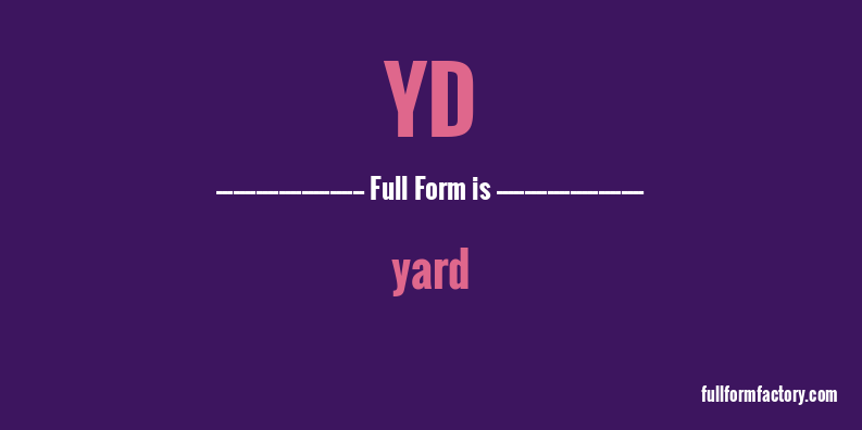yd-full-form