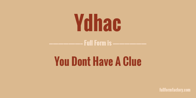 ydhac-full-form