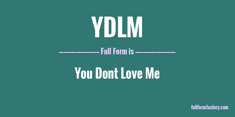 ydlm-full-form