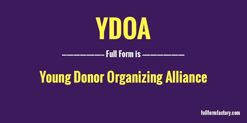 ydoa-full-form