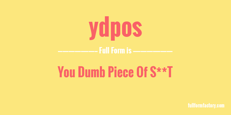 ydpos-full-form