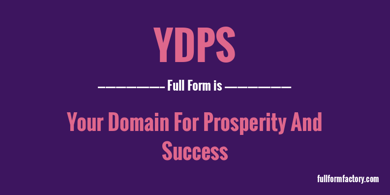 ydps-full-form