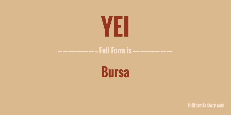 yei-full-form